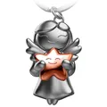 Produktbild: FABACH Schutzengel Schlüsselanhänger Star - Weihnachtsengel aus Metall - Weihnachten Schutzengel Glücksbringer - Süßer Engel Anhänger mit Stern als Geschenk für Freundin, Roségold