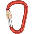 Produktbild: Austrialpin HMS Rondo GI Alu Schraub-Karabiner (Größe One Size, rot)