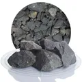Produktbild: Basalt Gabionensteine anthrazit 32-60 mm - 25 kg Sack