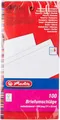 Produktbild: Herlitz Briefumschlag DIN Lang Selbstklebend, 100 Stück mit Innendruck in Folienpackung, eingeschweißt, weiß