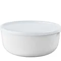 Produktbild: Mepal – Aufbewahrungsbox Kuchen Lumina – Frischhaltedosen mit Deckel für Kühlschrank, Gefrierschrank, Dampfgarer & Mikrowelle – Mikrowellenschüsseln mit Deckel – 3000 ml – White