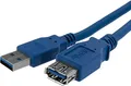 Produktbild: StarTech.com 1 m SuperSpeed USB 3.0 Verlängerungskabel - USB 3 Typ-A Kabel Verlängerung - Stecker/ Buchse - Blau - USB-Verlängerungskabel - USB Typ A (M)