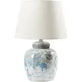 Produktbild: Tischlampe JAMAPA Porzellan Weiß / Blau