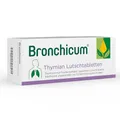 Produktbild: Bronchicum® Thymian Lutschtabletten | Bei Erkältungshusten | 50 St | Löst den Schleim in den Atemwegen, beruhigt so gereizte Bronchien, wirkt pflanzlich, gut verträglich, praktisch für unterwegs