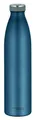 Produktbild: THERMOcafé by THERMOS TC BOTTLE night blue mat 1,00l, Isolierflasche aus Edelstahl, kohlensäurefest, 12h heiß 24h kalt, Auslaufsicher, für Schule, Unterwegs & Büro