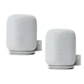 Produktbild: shinar Metall Wandhalterung Kompatibel mit Homepod 2, Halterung Zubehör Ständer Kompatibel mit Homepod 2 Gen. 2023 integriertem Kabelmanagement Max. 12 kg (2-Pack, Weiß)