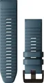 Produktbild: Garmin Ersatzarmband QuickFit 26mm Silikon Blau/Schiefergrau
