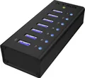 Produktbild: RaidSonic ICY BOX IB-AC618 7-Port USB 3.0 Hub Aluminium