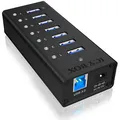 Produktbild: RaidSonic ICY BOX USB-Hub IB-AC618 7-fach schwarz