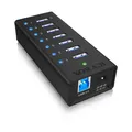 Produktbild: ICY BOX IB-AC618 7-fach USB 3.0 Hub mit Ladeport 70418 B-Ware