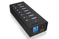 Produktbild: 4250078160182 IB-AC618 active 7 port USB Hub IcyBox