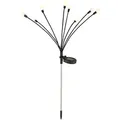Produktbild: GLOBO 336090-8 Solarleuchte Edelstahl, 8x LED - Schwarz