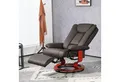 Produktbild: HOMCOM Relaxsessel Drehbar Fernsehsessel mit Liegefunktion, Fußstütze (Liegesessel, 1-St., TV-Sessel), für Wohnzimmer, Schlafzimmer, Braun