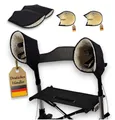 Produktbild: Rollator Handschuhe mit 100% Schurwolle, von FabaCare, Schurwollhandschuhe, extra warme Handwärmer, Handmuff, Wasserdicht, Winddicht, Fingerwärmer, Wollhandschuhe, Fäustling, 1 Paar