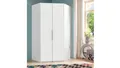Produktbild: Eckschrank Kleiderschrank Schlafzimmer Level 36 weiß 120x120cm inkl. Beleuchtung