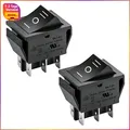 Produktbild: Kippschalter Ein-Aus-Ein DPDT 16A 250VAC Schwarz 2 Stück