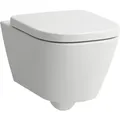 Produktbild: LAUFEN Meda Wand-WC Set Advanced, Silent Flush, 360x540mm, inklusive WC-Sitz mit Deckel, H8661100000001, Farbe: Weiß