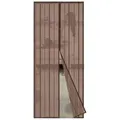 Produktbild: Sekey Insektenschutz-Tür Magnetisches Fliegengitter für Balkon-, Keller- und Terrassentür, braun, ohne Bohren, Magnetvorhang 80 cm x 200 cm