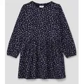 Produktbild: s.Oliver Minikleid Kleid Kurzes Jerseykleid mit All-over-Print blau 98 EU