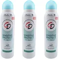 Produktbild: CD Sensitive Protect Deo Spray 3 x 150ml Deodorant 48H Schutz 0% Alu / Alkohol