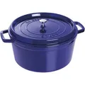 Produktbild: Staub La Cocotte Cocotte 30 cm, rund, Dunkelblau, Gusseisen