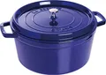 Produktbild: STAUB Gusseisen Bräter/Cocotte, Rund 30 cm, 8,35 L, Dunkelblau