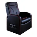 Produktbild: X Rocker Shift Luxe Junior 2.1 Ottoman Gaming-Sessel mit Stereo-Lautsprechersystem und Subwoofer - schwarz/rot
