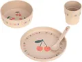 Produktbild: LÄSSIG Kindergeschirr-Set Happy Fruits, Cherry (4-tlg), 1 Personen, Polypropylen, Zellulose
