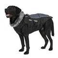 Produktbild: Enetos Hundemantel Wasserdicht Winter mit Geschirr Hundejacke Bauch Schützen Haustier Weste Jacke mit Reißverschluss reflektierender & winddichter Hundejacke für Mittlere Große Hunde 2XL-6XL (5XL)