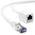 Produktbild: deleyCON 1m CAT 7 Patchkabel Verlängerung S/FTP Netzwerkkabel LAN DSL RJ45 Kabel