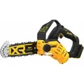 Produktbild: DeWALT Akku-Astsäge DCMPS520N-XJ 18V 20cm Schwert, Mini-Motorsäge, Strauchsäge, stufenloser Gasgebeschalter
