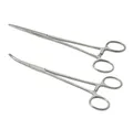 Produktbild: 2 Stück Piercingzange Set, Selbstverriegelnde Piercing Zange, Fischerei Klemme mit Sägezahndesign, Vielseitige Verriegelungszange für DIY Handwerk Haustierpflege (12.5cm)