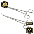 Produktbild: Piercingzange Set 2 Stück Selbstverriegelnd Vielseitige Klemme 12,5cm DIY
