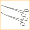Produktbild: Piercingzange Set 2 Stück, Selbstverriegelnde Zangen mit Sägezahndesign 12,5 cm