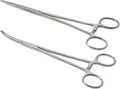 Produktbild: Piercingzange Set 2 Stueck selbstverriegelnd Saegezahn Edelstahl Piercing Zange
