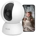 Produktbild: HiLook by HIKVISION Überwachungskamera innen, Indoor WLAN Domekamera, 2 MP, Nachtsicht, mit Zwei-Wege-Audio, Bewegungserkennung & Alarm, Mikrofon & Lautsprecher, perfekt für Haustiere und Babys