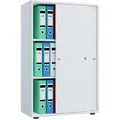 Produktbild: P & B Aktenschrank, Weiß, Holzwerkstoff, 2 Fächer, 70x105x37 cm, abschließbar, Arbeitszimmer, Aktenschränke