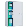 Produktbild: VCM my office Schiebetürenschrank XL Lona, 913948 weiß 2 Fachböden 70,0 x 37,0 x 110,0 cm