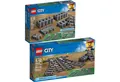 Produktbild: LEGO® 60205 60238 City 2er Set Schienen + Weichen Konstruktionsspielsteine