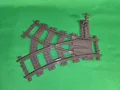 Produktbild: Schienen Eisenbahn Gleis Weiche Y-Weiche 2-fach Railway Rails Bausteine Klemmba