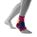 Produktbild: BAUERFEIND Sprunggelenkbandage „Ankle Support“ Unisex, 1 Sprunggelenk Bandage für Sport wie Fußball, Fitness und Joggen, Kein Umknicken durch Knöchelbandage, Pink, M