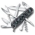 Produktbild: Victorinox Schweizer Taschenmesser Huntsman, Multitool, Swiss Army Knife mit 15 Funktionen, Klinge, Korkenzieher, Dosenöffner, Faltschachtel, Navy Camouflage