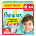 Produktbild: Pampers Premium Protection Pants Größe 6, 13kg-19k Windeln, 132 Stück, Monatsbox