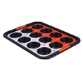 Produktbild: Le Creuset Antihaft Muffinform anthrazit/orange Backform