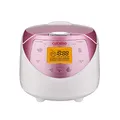 Produktbild: CUCKOO CR-0631F Digitaler Reiskocher klein, Reiskocher Dampfgarer, 1l, Micom Fuzzy Logic, Timer, LCD-Display, 7 Koch- & 3 Zusatzfunktionen, Antihaftbeschichtung, electric rice cooker mini digital weiß
