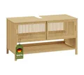 Produktbild: Bellamio Waschbeckenunterschrank Sava (natur) aus Bambus, 100 x 45 x 60 cm