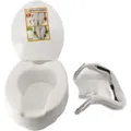 Produktbild: PEPE Senioren WC Setzstufe Armlehnen 10cm hohe WC Setzstufe platzsparend stabil sicher