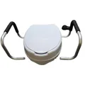 Produktbild: PEPE Mobility Toilettensitzerhöhung mit Armlehnen 10 cm Weiß, WC Sitzerhöhung mi