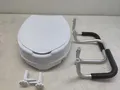 Produktbild: PEPE Mobility Toilettensitzerhoehung mit Armlehnen und Deckel 10 cm, Weiss
