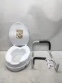 Produktbild: PEPE Mobility - Toilettensitzerhoehung mit Armlehnen 10cm, WC Sitzerhoehung